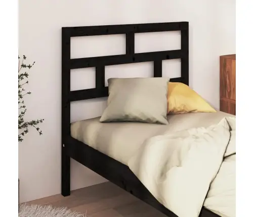 Voodipeats, Must, 96 X 4 X 100 cm Männipuit