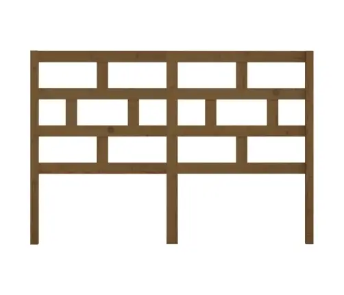 Voodipeats, Meepruun 126X4X100 Cm Männipuit