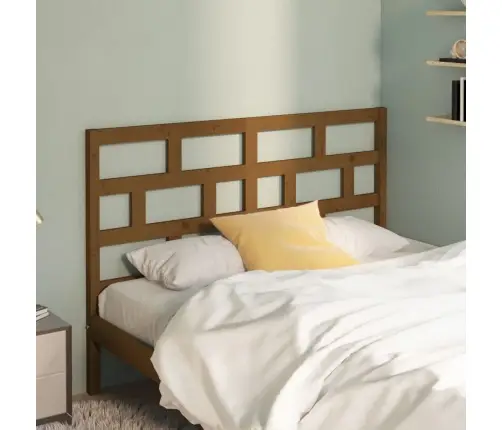 Lovos Galvūgalis, Medaus Rudas, 141X4X100cm Pušies Masyvas Lovos Galvūgalis, Medaus Rudas, 141X4X100cm Pušies Masyvas