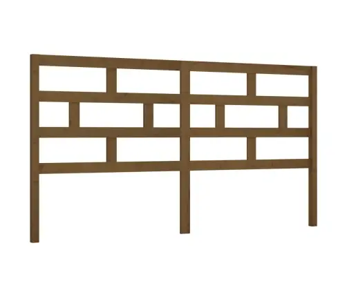 Gultas Galvgalis, Medus Brūns, 186X4X100 Cm, Priedes Masīvkoks Vidaxl