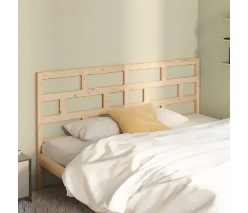 Lovos Galvūgalis, 206X4X100cm Pušies Medienos Masyvas