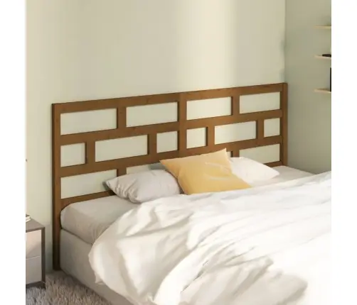 Lovos Galvūgalis, Medaus Rudas, 206X4X100cm Pušies Masyvas