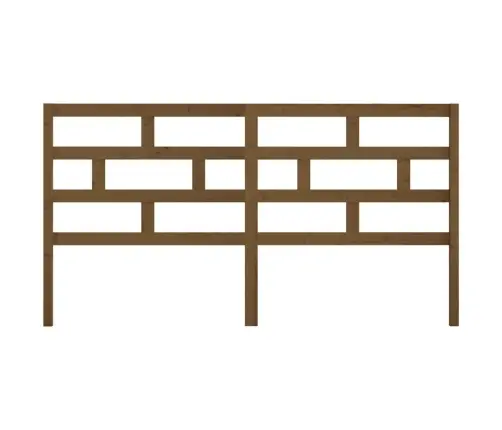 Lovos Galvūgalis, Medaus Rudas, 206X4X100cm Pušies Masyvas