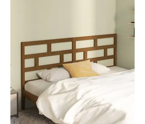 Lovos Galvūgalis, Medaus Rudas, 206X4X100cm Pušies Masyvas