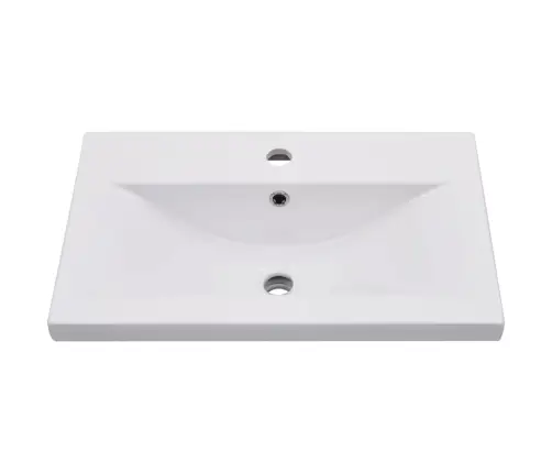 Praustuvo Spintelė Su Įmontuotu Praustuvu, Juoda, Mediena