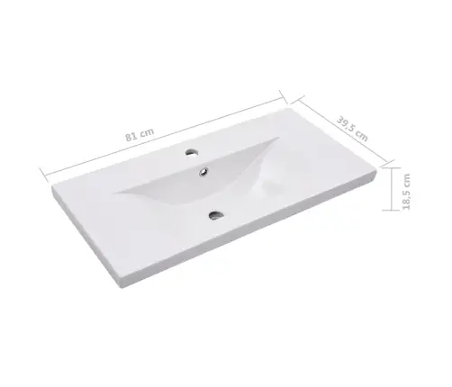 Valamukapp Sisseehitatud Valamuga, Must, Tehispuit