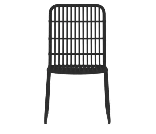 5-Osaline Aiamööbli Komplekt, Must