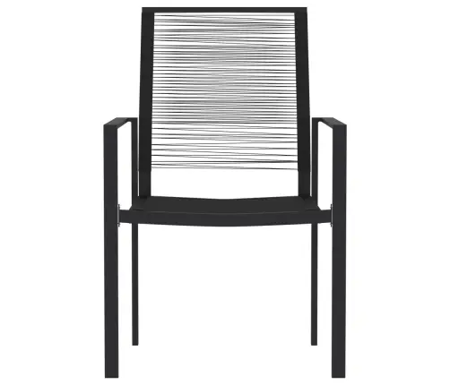 5-Osaline Aiamööbli Komplekt, Must