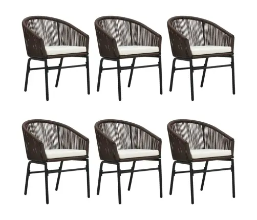 7-Daļīgs Dārza Mēbeļu Komplekts, Brūns Vidaxl