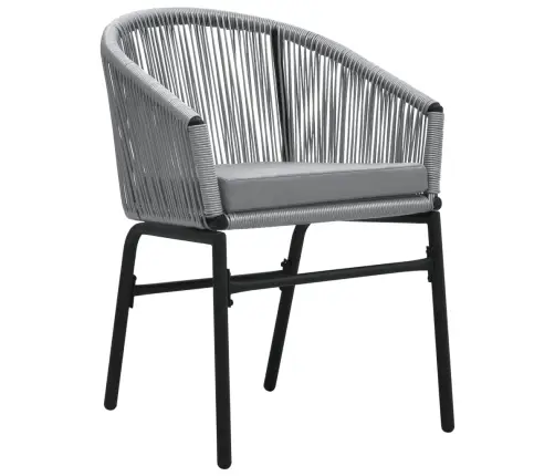 Sodo Valgomojo Komplektas, 3 Dalių, Pilkas