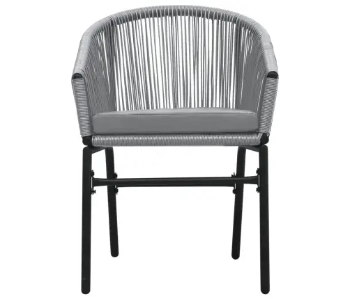 Sodo Valgomojo Komplektas, 3 Dalių, Pilkas