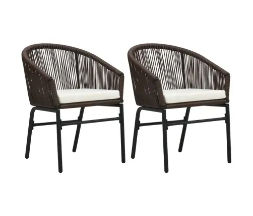 3-Daļīgs Dārza Mēbeļu Komplekts, Brūns Vidaxl