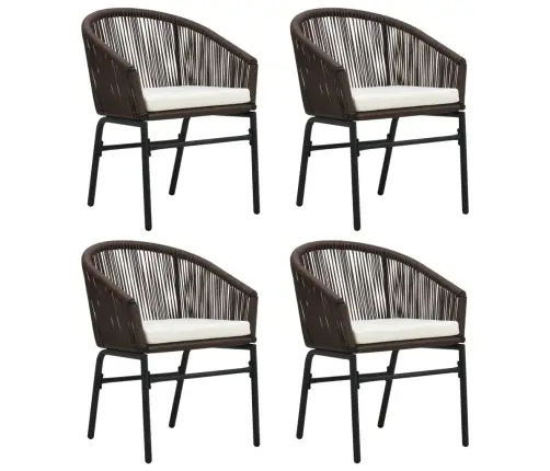 5-Daļīgs Dārza Mēbeļu Komplekts, Brūns Vidaxl