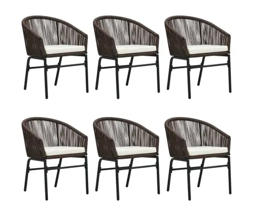 7-Daļīgs Dārza Mēbeļu Komplekts, Brūns Vidaxl