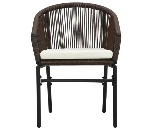 9-Daļīgs Dārza Mēbeļu Komplekts, Brūns Vidaxl