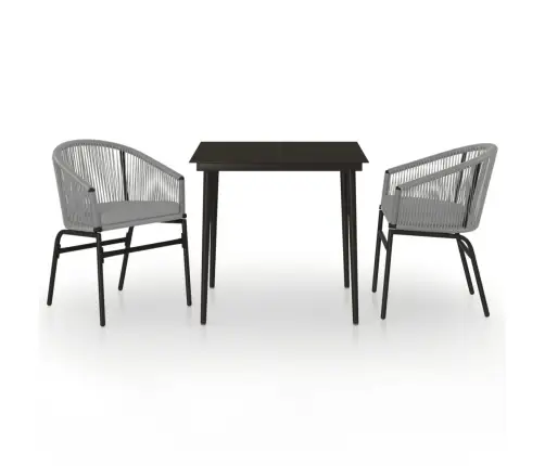 3-Osaline Aiamööblikomplekt, Hall