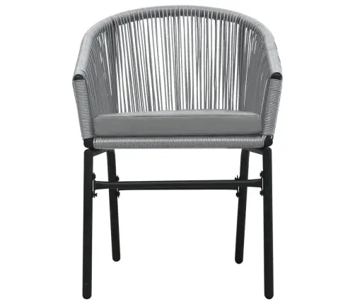 5-Daļīgs Dārza Mēbeļu Komplekts, Pelēks Vidaxl