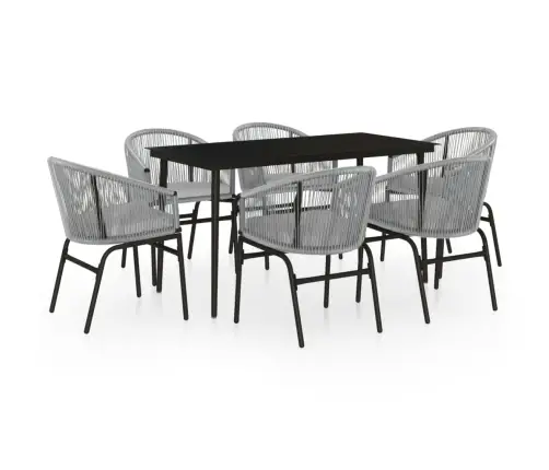 7-Osaline Aiamööblikomplekt, Hall