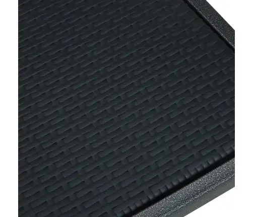 3-Daļīgs Dārza Mēbeļu Komplekts, Melns Vidaxl