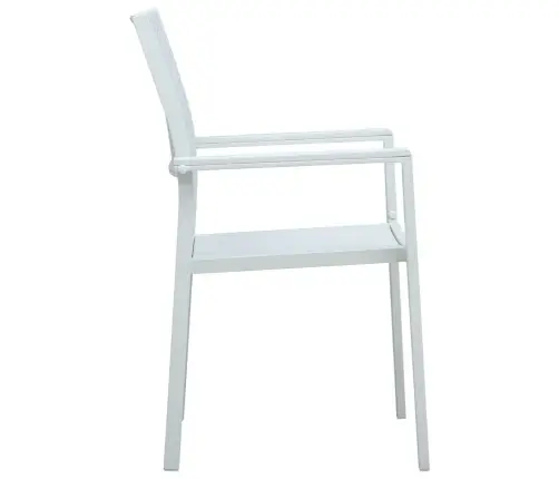 5-Daļīgs Dārza Mēbeļu Komplekts, Balts Vidaxl