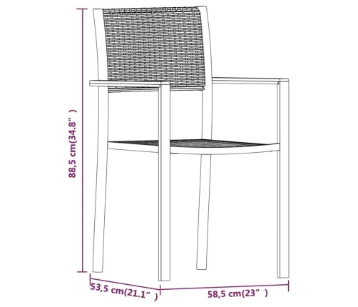 9-Osaline Aiamööbli Komplekt, Valge