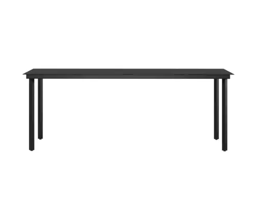 7-Daļīgs Dārza Mēbeļu Komplekts Ar Matračiem, Pelēka Ar Melns Vidaxl