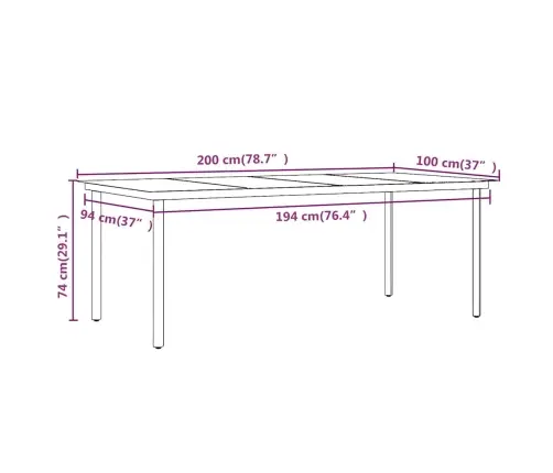 9-Daļīgs Dārza Mēbeļu Komplekts Ar Matračiem, Brūns, Melns Vidaxl