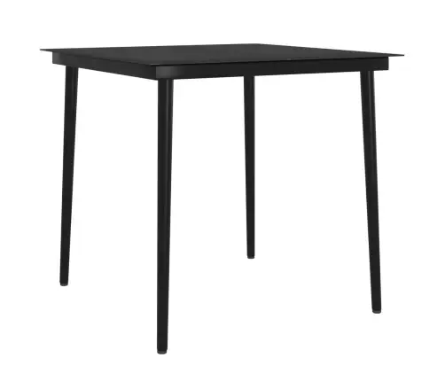 3-Daļīgs Dārza Mēbeļu Komplekts Ar Matračiem, Pelēks, Melns Vidaxl