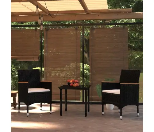 3-Daļīgs Dārza Mēbeļu Komplekts Ar Matračiem Vidaxl