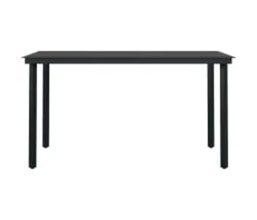 7-Daļīgs Dārza Mēbeļu Komplekts Ar Matračiem, Pelēka Ar Melns Vidaxl