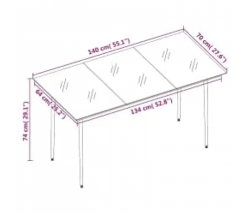 7-Osaline Aiamööbli Komplekt Patjadega, Must