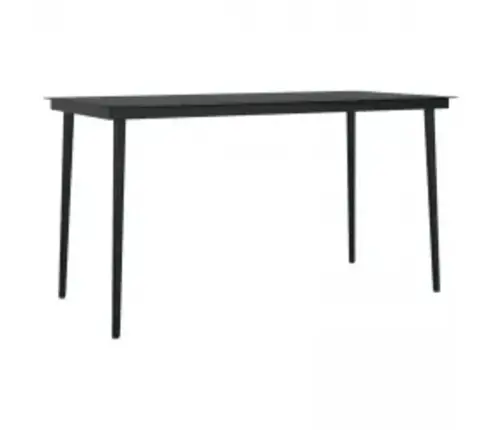 7-Osaline Aiamööbli Komplekt Patjadega, Hall Ja Must