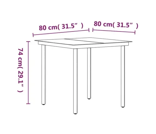 3-Daļīgs Dārza Mēbeļu Komplekts Ar Matračiem Vidaxl