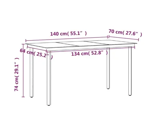 7-Osaline Aiamööbli Komplekt Patjadega, Hall Ja Must