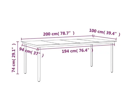 9-Daļīgs Dārza Mēbeļu Komplekts Ar Matračiem, Pelēks, Melns Vidaxl