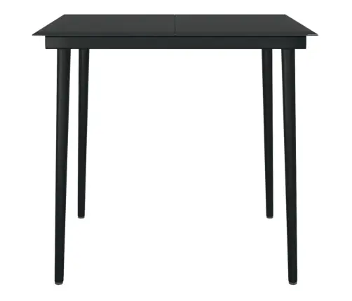 5-Osaline Aiamööbli Komplekt Patjadega, Hall Ja Must