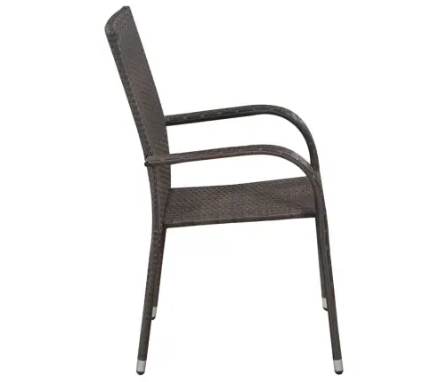 Sodo Komplektas Su Pagalvėlėmis, 9 Dalių, Rudas Ir Juodas