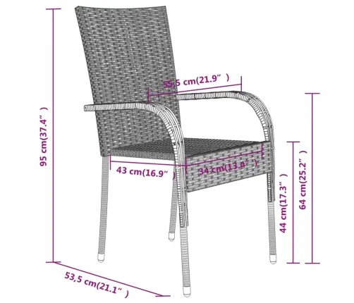 Sodo Komplektas Su Pagalvėlėmis, 9 Dalių, Rudas Ir Juodas