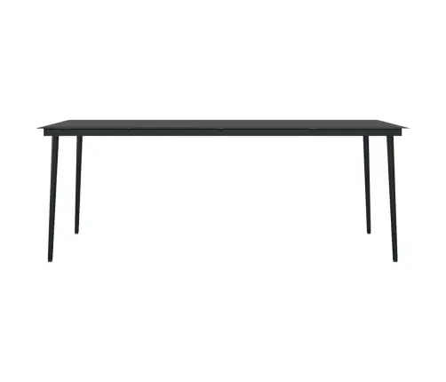 9-Osaline Aiamööbli Komplekt, Must