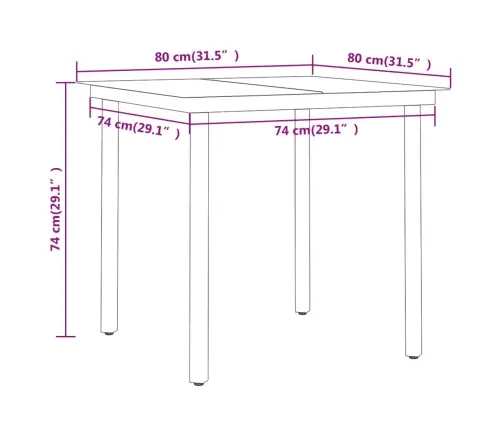 3-Osaline Aiamööbli Komplekt Patjadega, Hall