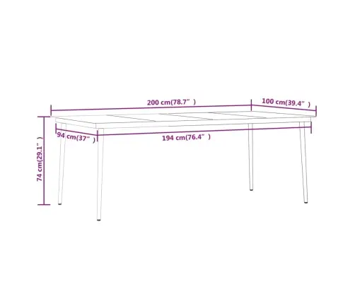 7-Osaline Aiamööbli Komplekt Patjadega, Hall