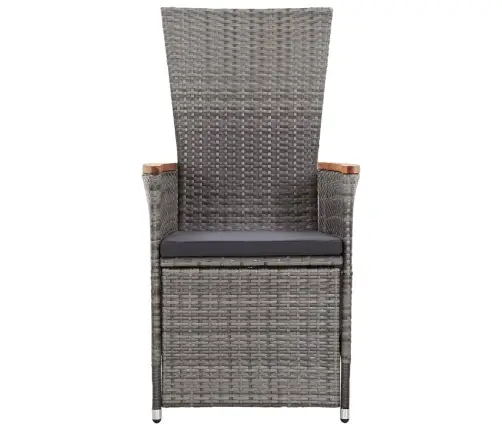 Sodo Komplektas Su Pagalvėlėmis, 9 Dalių, Pilkos Spalvos