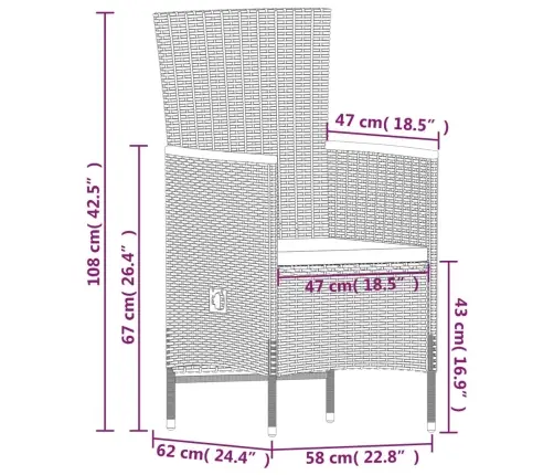 Sodo Komplektas Su Pagalvėlėmis, 9 Dalių, Pilkos Spalvos