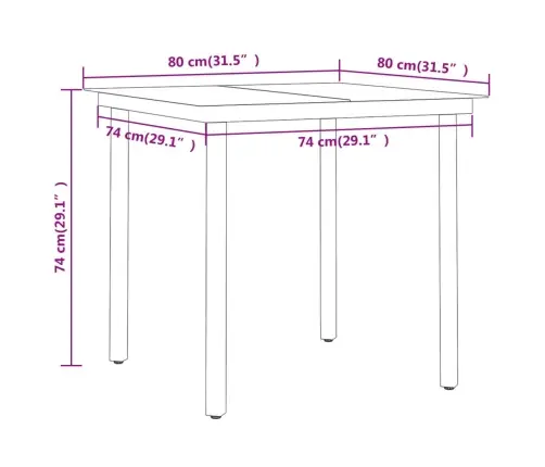 3-Osaline Aiamööbli Komplekt Patjadega, Hall