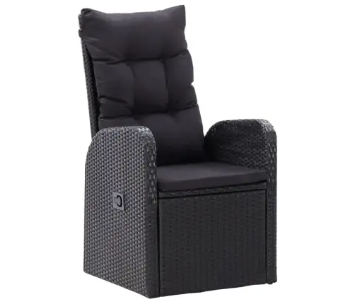 Sodo Komplektas Su Pagalvėlėmis, 9 Dalių, Juodas