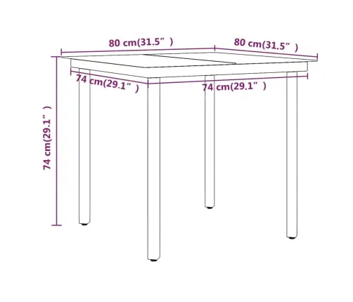 5-Daļīgs Dārza Mēbeļu Komplekts Ar Matračiem, Brūns Vidaxl