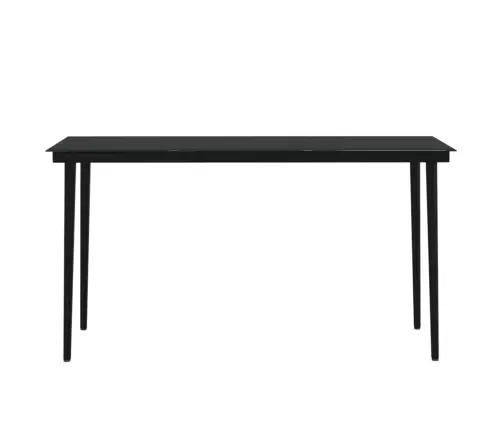 Sodo Komplektas Su Pagalvėlėmis, 7 Dalių, Juodos Spalvos