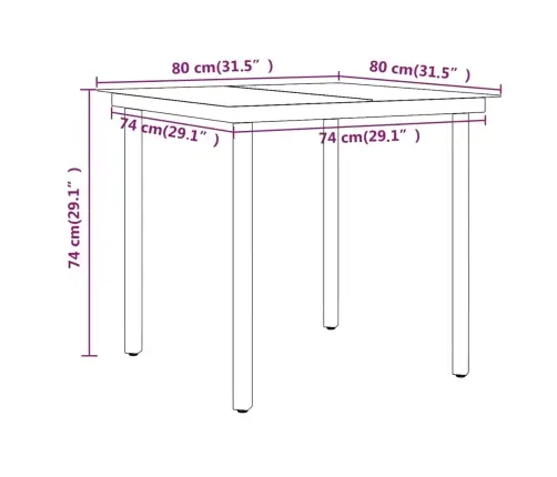 3-Daļīgs Dārza Mēbeļu Komplekts Ar Matračiem Vidaxl