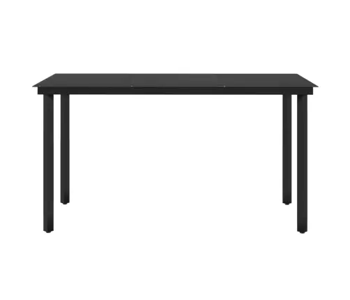 5-Daļīgs Dārza Mēbeļu Komplekts Ar Matračiem, Melns Vidaxl 5-Daļīgs Dārza Mēbeļu Komplekts Ar Matračiem, Melns Vidaxl