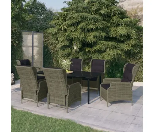 7-Daļīgs Dārza Mēbeļu Komplekts, Brūns Vidaxl